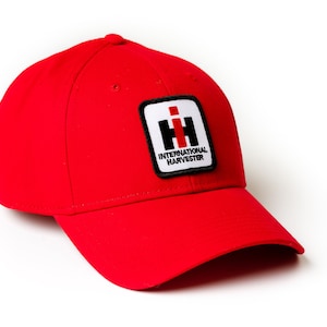 International Harvester IH Logo Hat, solid red