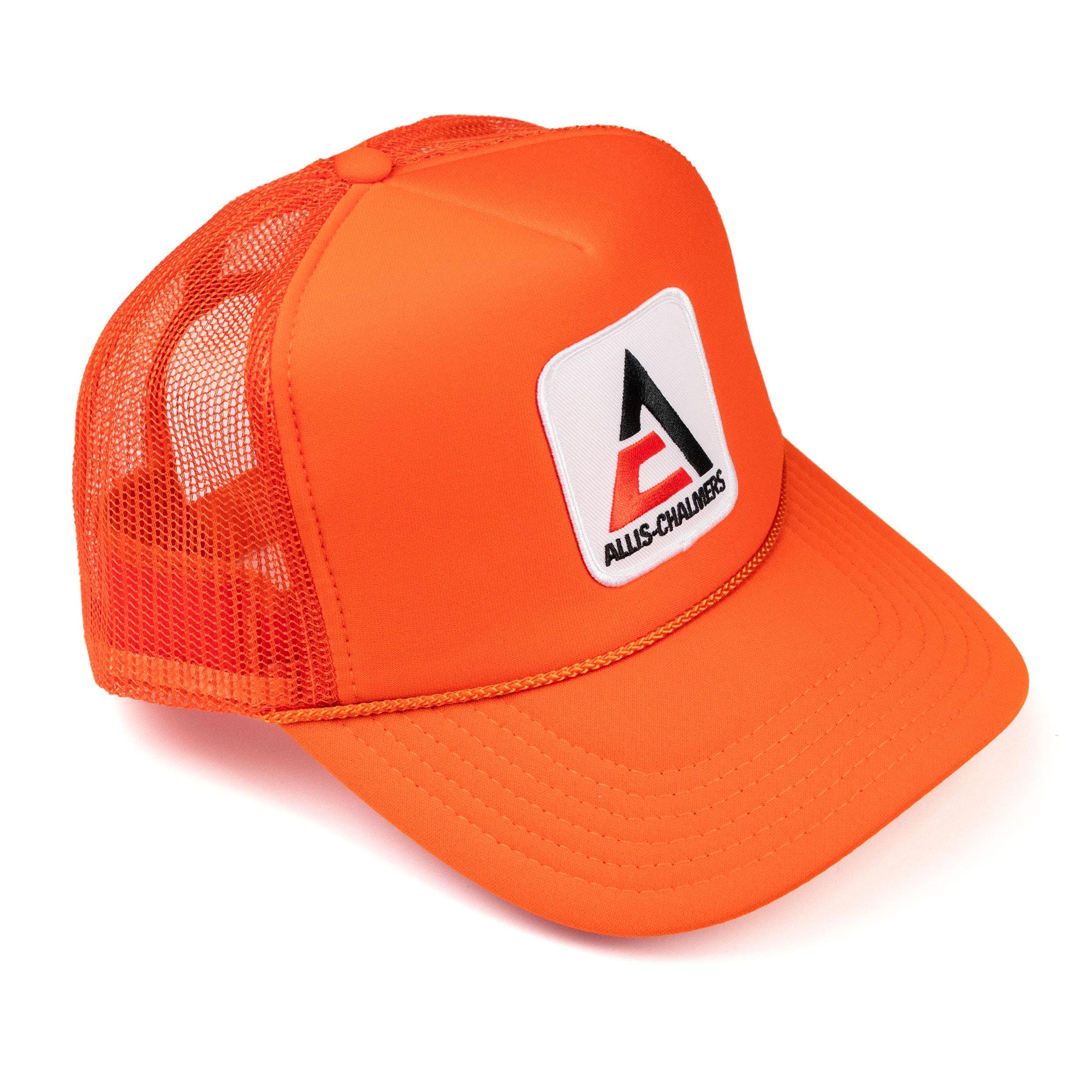 Orange Tractor Hat - Etsy display picture 3