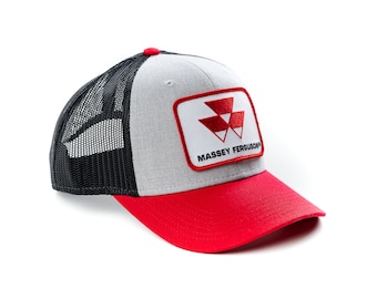 Massey Ferguson Tractors Hat Embroidered Patch Flat Bill  display picture 1