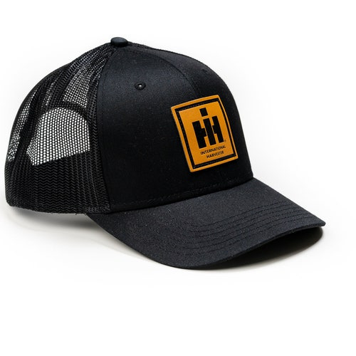 International Harvester IH Tractor Logo Hat Gray With Black - Etsy