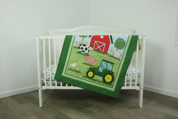 john deere crib bedding