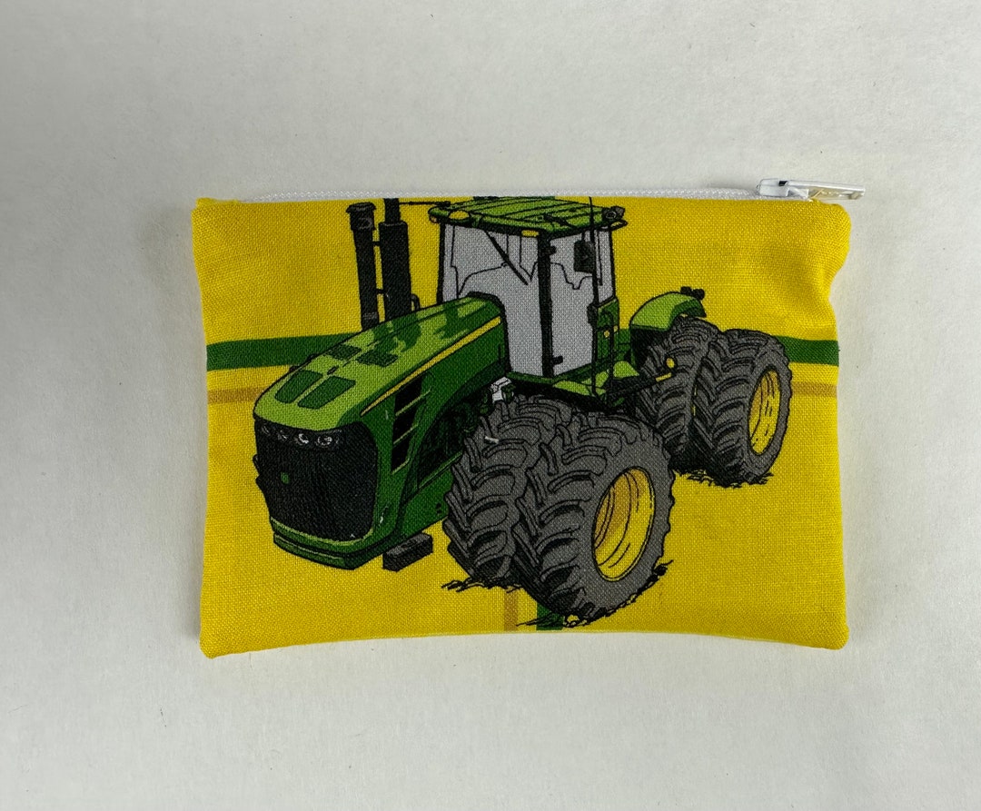 John Deere Tractor Zippered Coin Purse Etsy