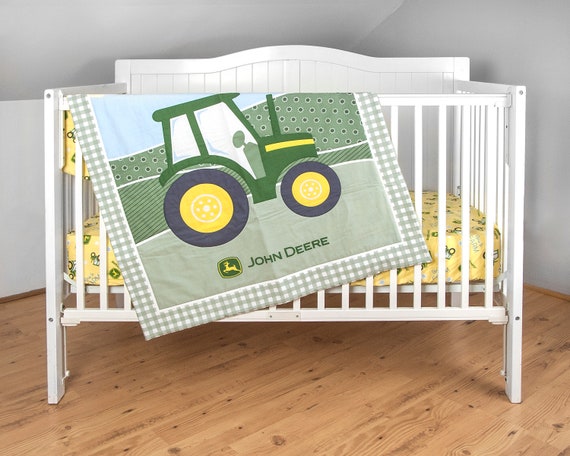tractor crib bedding