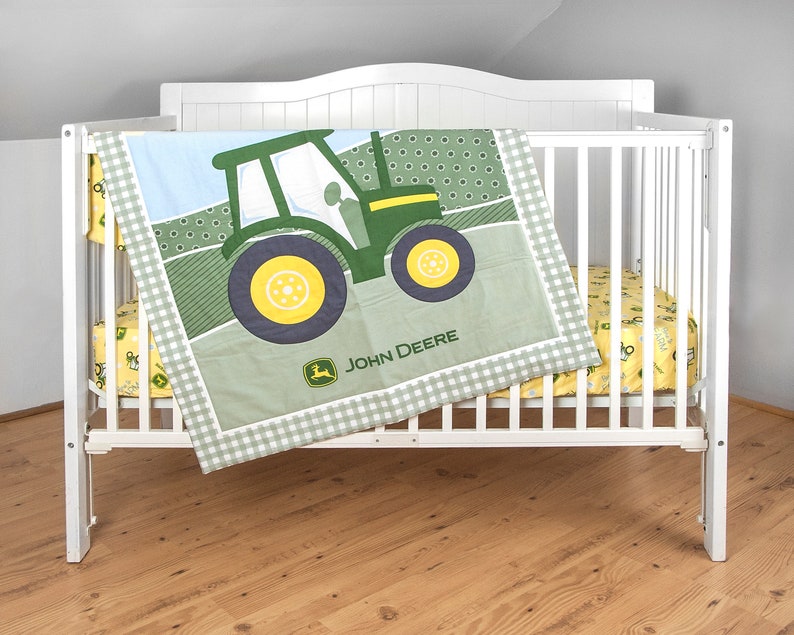 john deere crib bedding