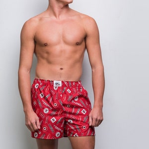 Farmall IH Logo Boxer Shorts, red