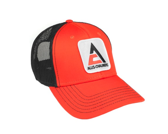 Allis Chalmers Orange and Black Hat New Logo Cap Gift