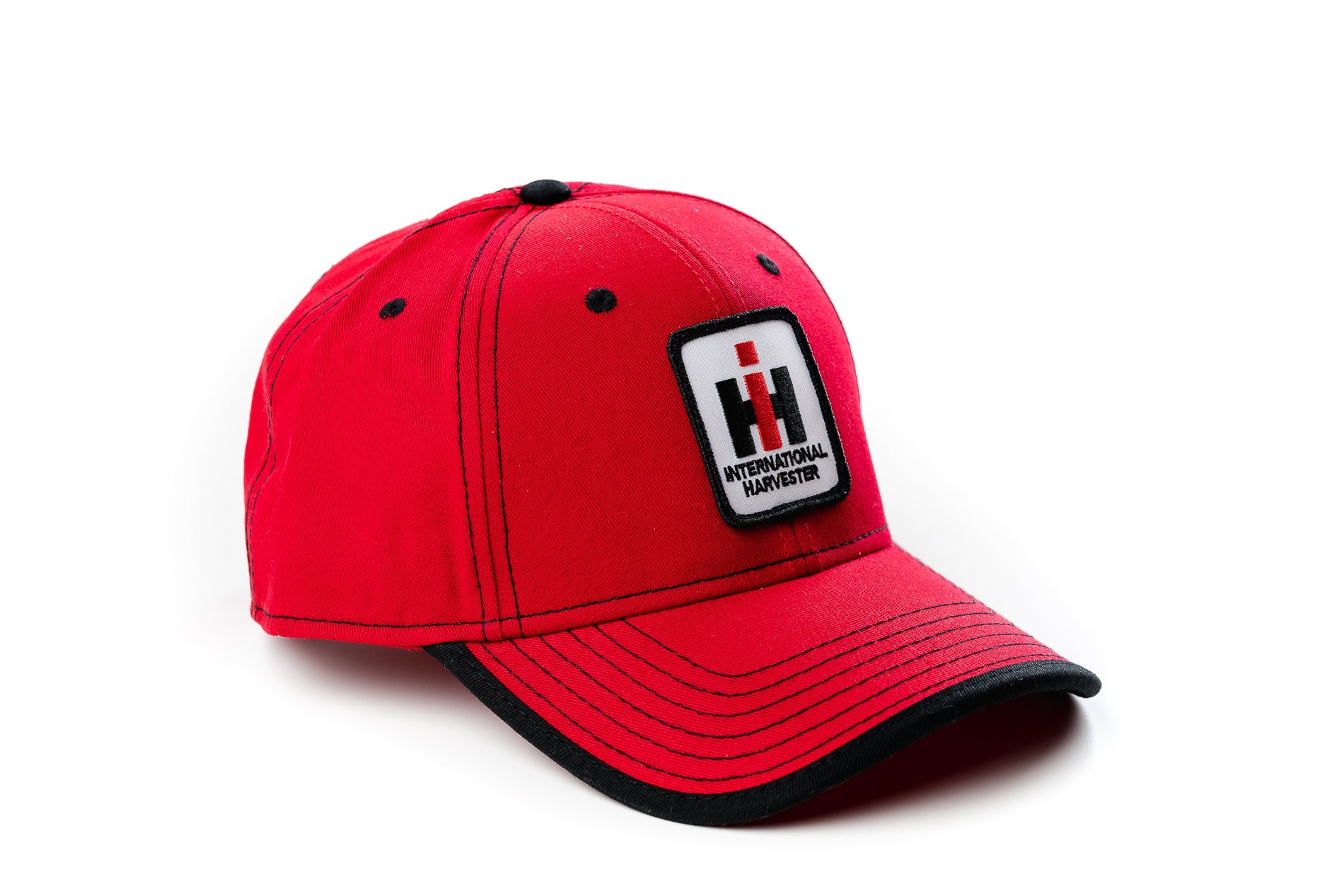 International Harvester IH Logo Hat, Red Hat With Black Accent - Etsy
