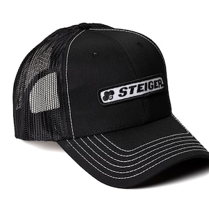 Steiger Text Steiger Tractor Logo Hat, Black Mesh - Etsy