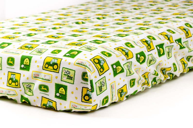 John Deere Tractor Crib Bedding Set: Quilt and Sheet for ...