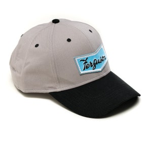 Ferguson Tractor Logo hat, Gray with Black brim