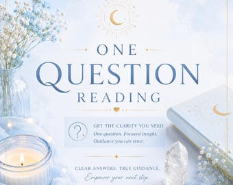 One Question Psychic Reading | Quantum Timeline Guidance (PDF Ledger)