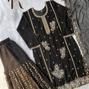 Pakistani Womens Dress Three Piece - Etsy