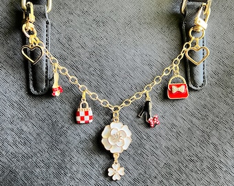 Handmade purse charm, bag accessory