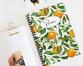 Recipe Notebook, Spiral Notebook - Ruled Line