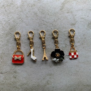 Zipper pulls charms, gift for her