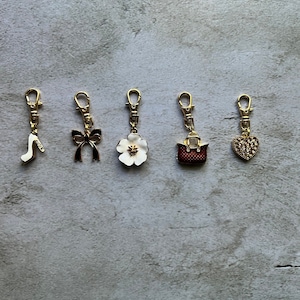 Zipper pulls charms, gift for her