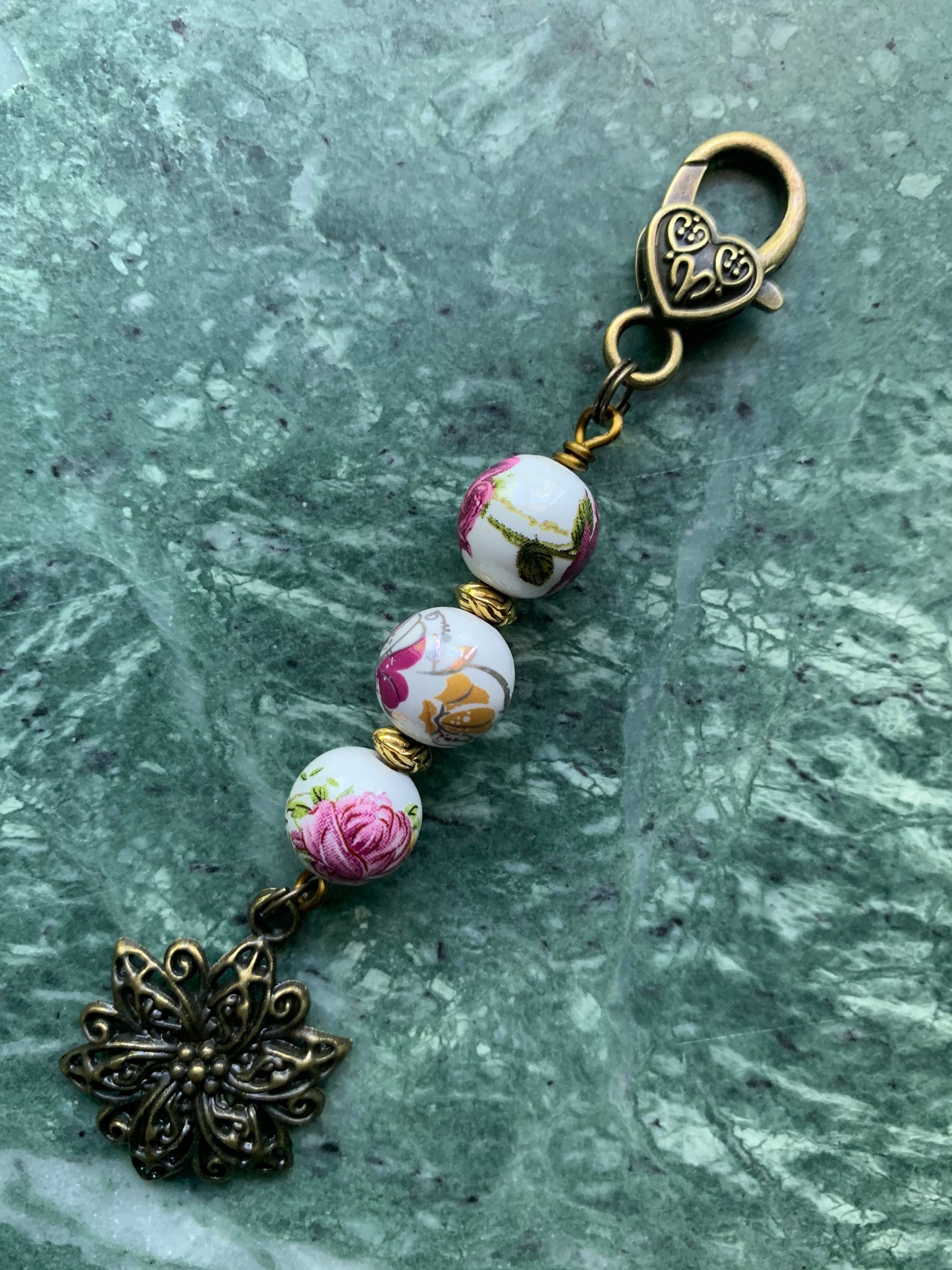 Purse charm beaded purse charm antique style beaded purse Etsy