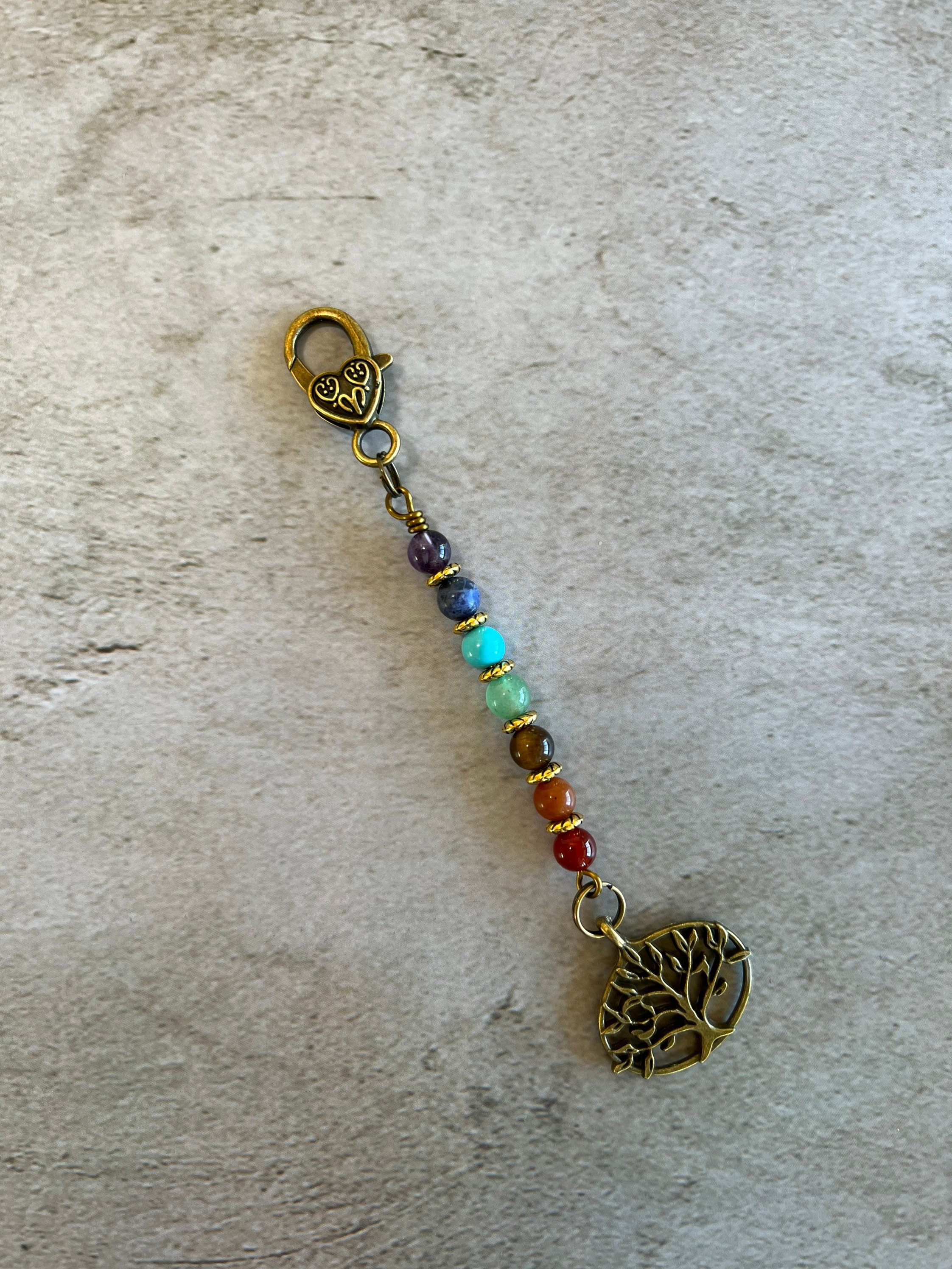 KooktownCrafty Chakra Stones Purse Charm