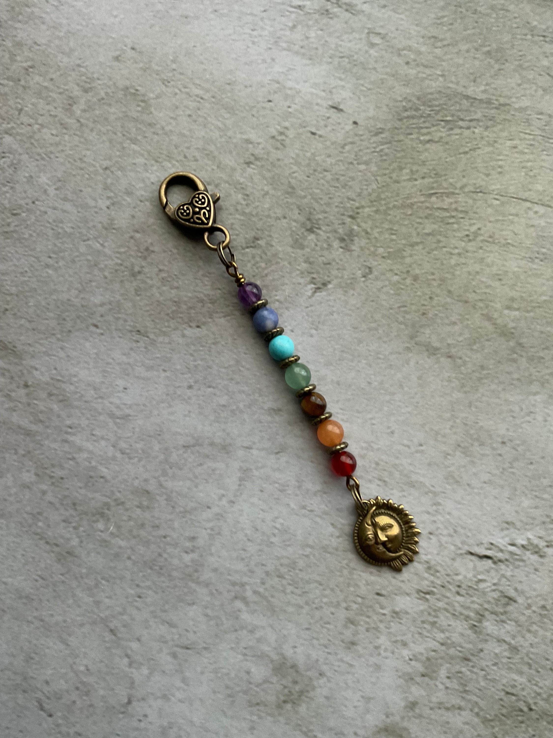 Chakra Stones Purse Charm 