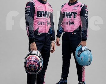 Vintage Handmade Inspired 2026 Pierre Gasly & Franco Colapinto F1 Racing Suit - Replica Race Suit