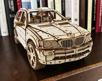 3D Holz Auto Puzzle Mechanische DIY Modell Kit für Erwachsene Gebäude Spielzeug Kreatives Geschenk