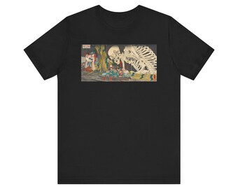 T-shirt grafica giapponese / Utagawa Kuniyoshi (1845) / Stampa xilografica giapponese (09164)