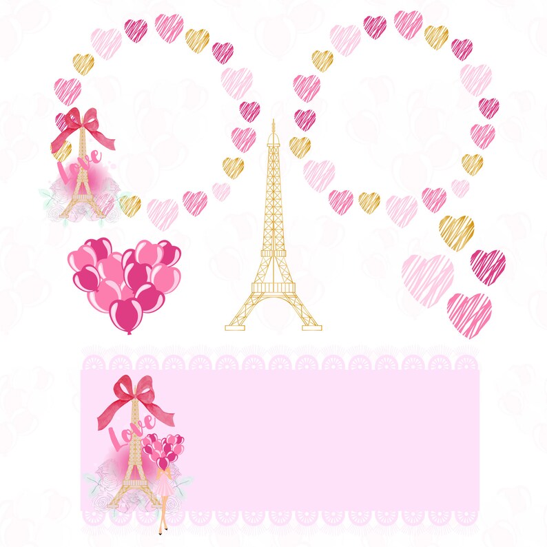 Valentine Graphics French Clipart Planner Girl Clipart Valentines Clipart Eiffel Tower Clipart Valentine Planner Fashion Clipart
