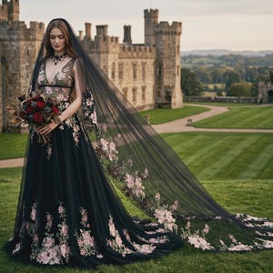 witchy boho wedding dress Long Sleeve Boho See Through Wedding Dresses Lace Applique,MW268
