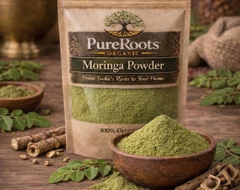 Organic Moringa Powder | Moringa Oleifera Leaf | Nutrient-Dense Superfood | Fresh Batch