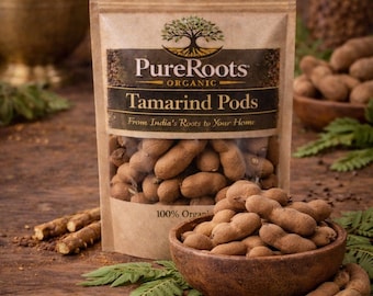 Organic Tamarind Pods | Fresh Whole Tamarind | Natural | Non-GMO