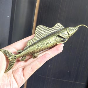 Metal Sculpted Swordfish - Etsy