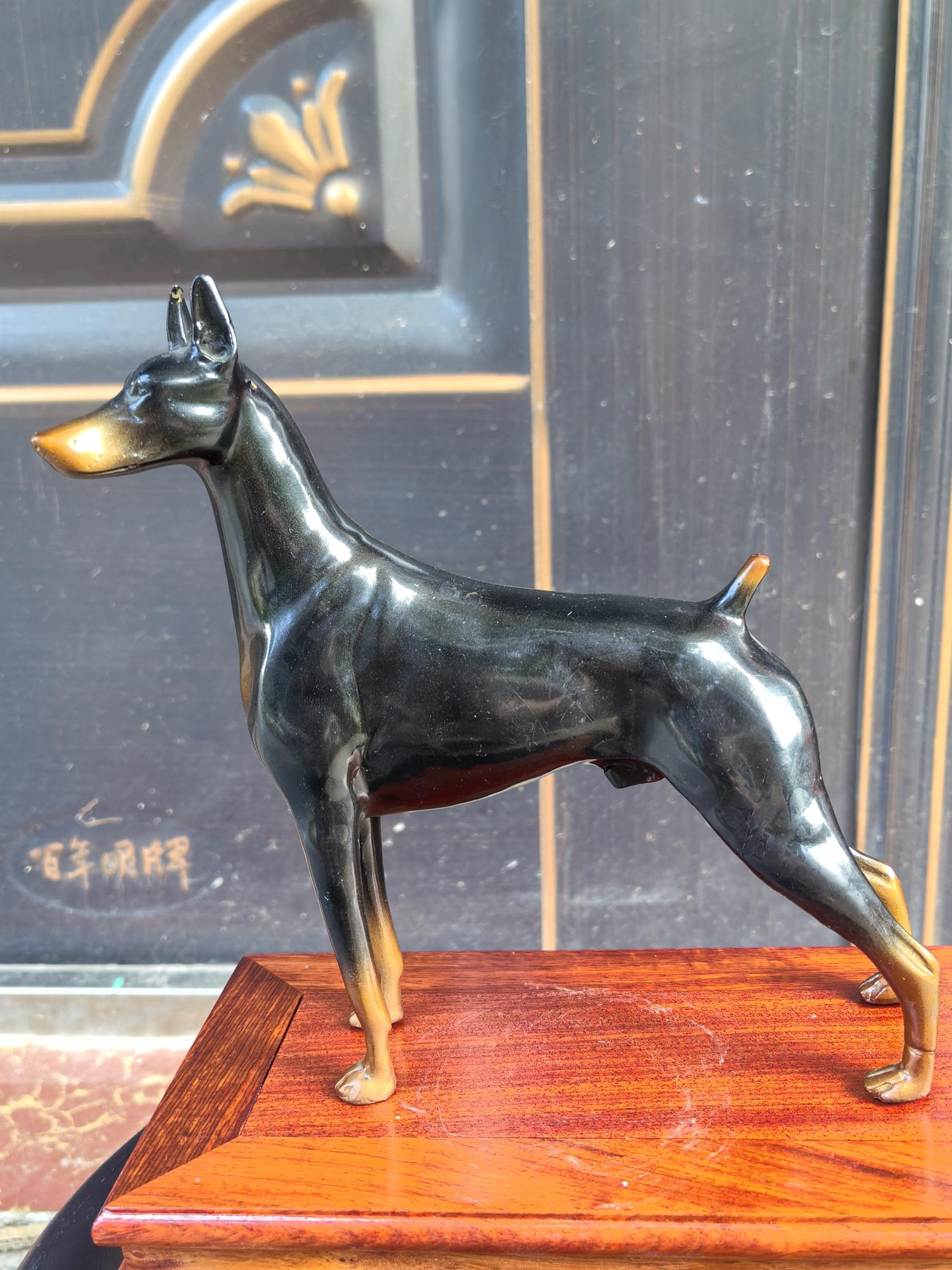 Doberman sculpture - Etsy 日本