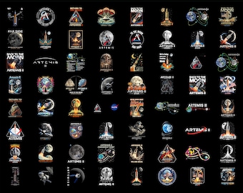 50+ Artemis II Launch to The Moon 2026 PNG, Greek Mythology Clipart, Moon Archer Silhouette Digital Download