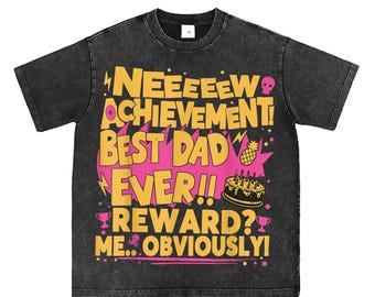 Dungeon Crawler Carl Fathers Day File Digital Printable, Dad Achievement PNG, DCC Fan PNG, Funny LitRPG Dad Gift, New Dad Png, D&D Dad Png