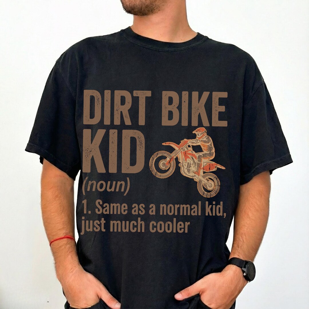Funny Dirt Bike Kid PNG Sublimation Design, Motocross Definition ...
