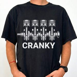 Cranky Mechanic PNG, Engine Piston Crankshaft, Art Digital Download, Funny Car Guy Sublimation Design, Automotive Garage, Mechanic Dad Gift