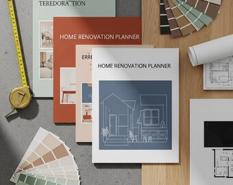 Planificador de reformas del hogar / Diseño de interiores, seguimiento del presupuesto (descarga en PDF)