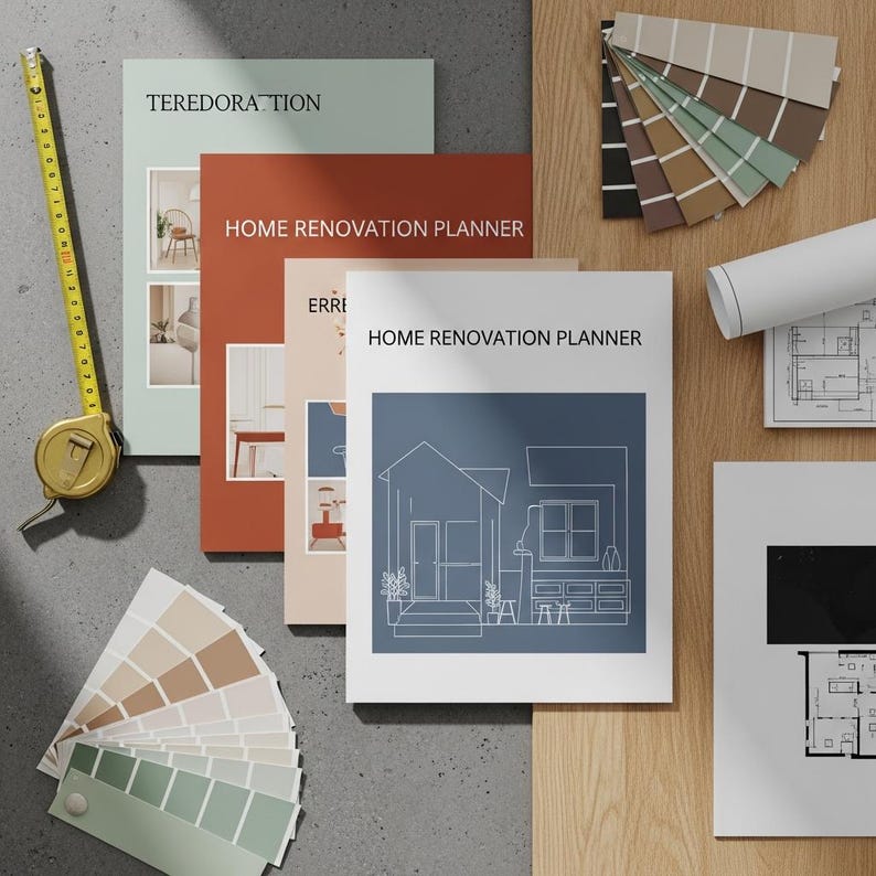 Home Renovation Planner Printable | Interior Design Planner ...