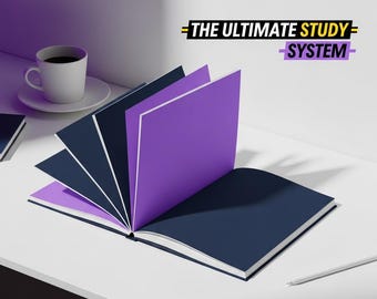 Planificador de estudio definitivo / Preparación para exámenes con tareas semanales (Descarga en PDF)