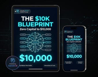 10K Dollar Blueprint: Strumento di intelligenza artificiale per la crescita aziendale (Download digitale)