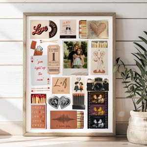 Customizable Matchbox Template, (Digital Download, 18x24 inch)