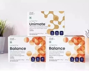 Unicity Feel Great Pack Kit | Unicity Balance (60 Sachets) + Unimate (30 Sachets) for Weight Loss & Energy Support