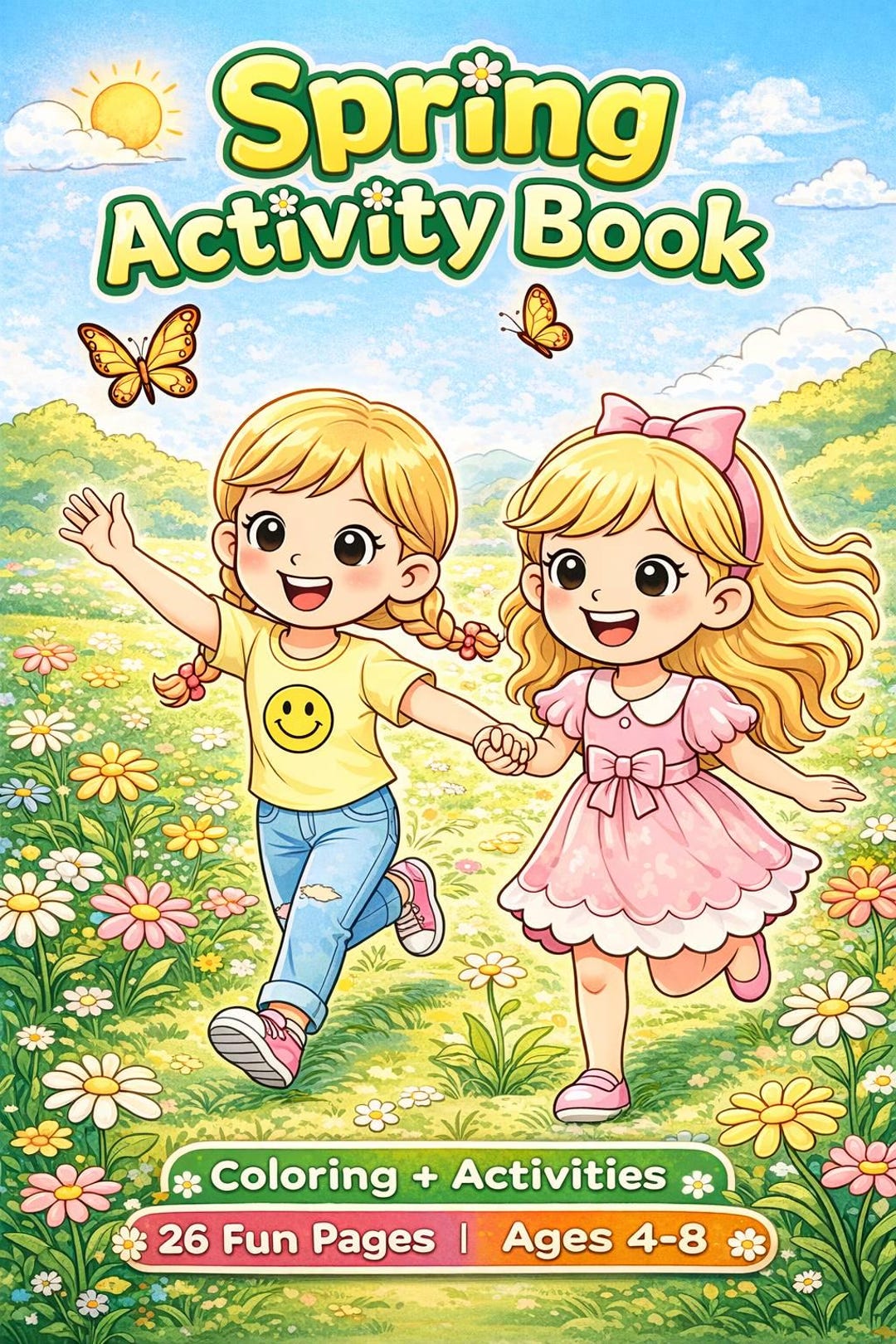Spring Activity Book for Kids Printable, Preschool Worksheets PDF ...