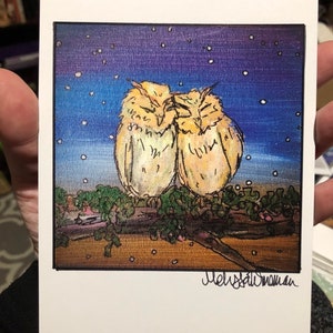 Love owls print
