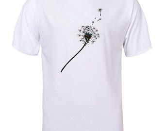 Clt skyline dandelion unisex tee