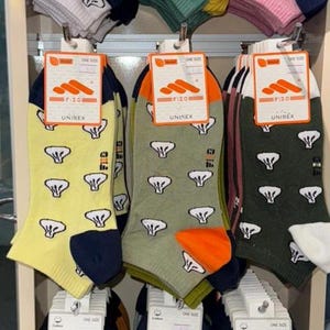 Georgian Traditional Cotton Socks | Khinkali Unique Pattern Unisex Fit