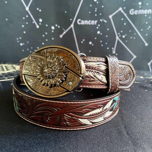 Silver Daisy Belt - Etsy display picture 3