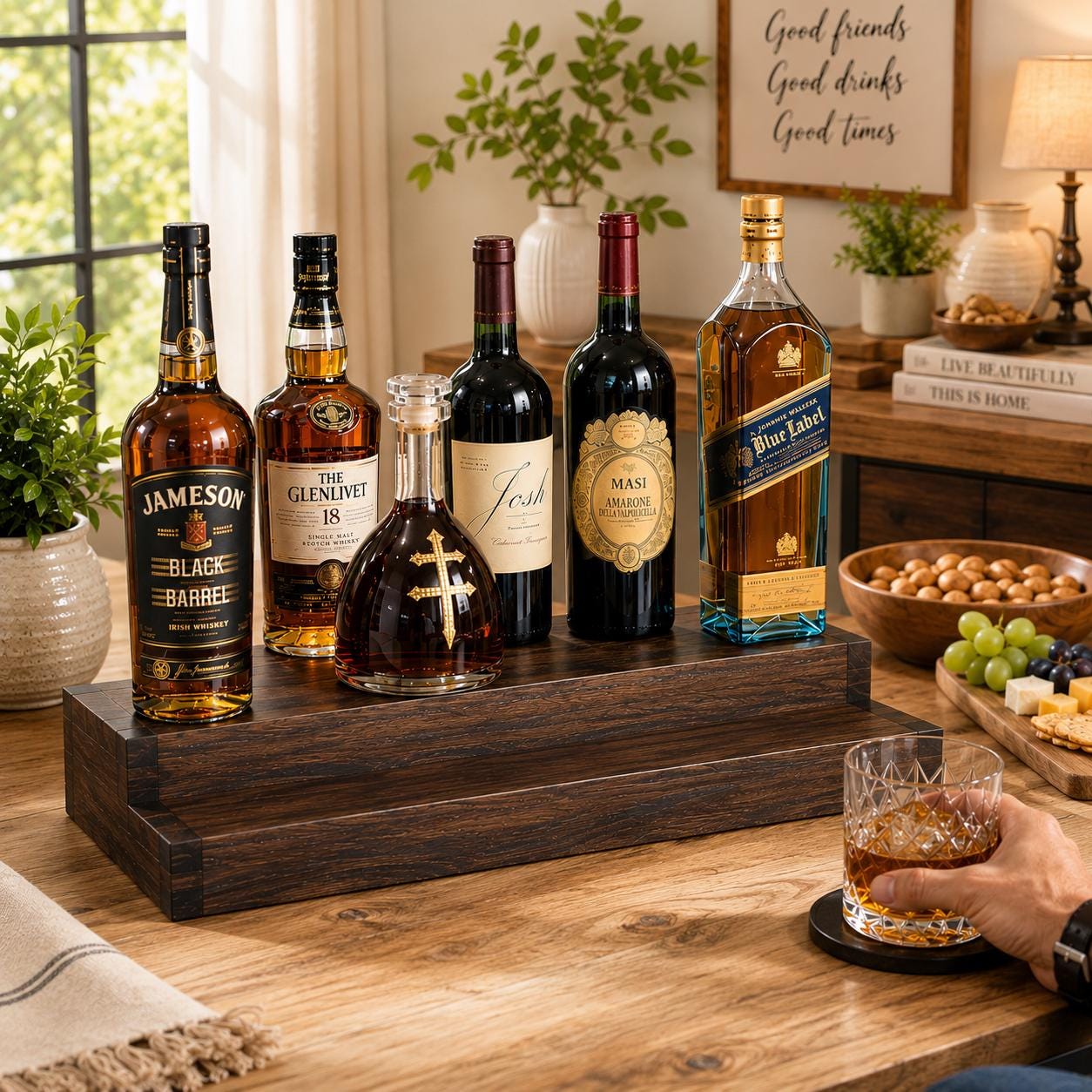 Whisky bottle stand - Etsy 日本
