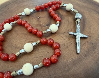 Holy Week, Pentecost, Good Friday | Protestant Prayer Beads | Christian Meditation Gift for Him or Her