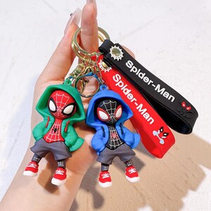 Spider-Man Variants Keychains Pendant Dolls Action Figures Bag Keyrings Keyholder Gift zdjęcie 4